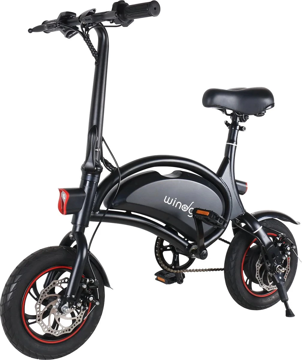 Windgoo - B3 Elektrische Long-Range E-Bike Met Trappers - E-bike - 25Km / H - Zwart 6 Windgoo - B3 Elektrische Long-Range E-Bike Met Trappers - E-bike - 25Km / H - Zwart - Image 4