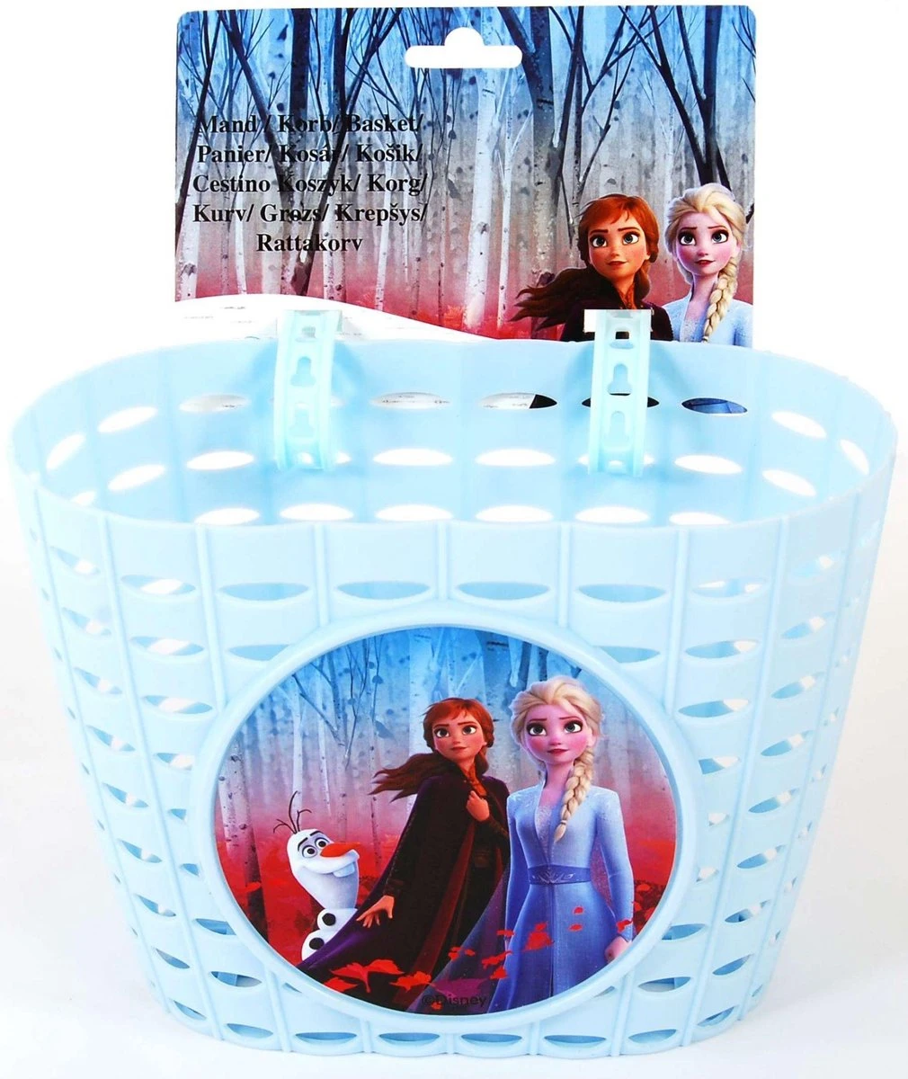 Fietsmand Disney Frozen 2 Plastic - Lichtblauw/paars 4 Fietsmand Disney Frozen 2 Plastic - Lichtblauw/paars - Image 2