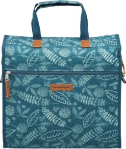 New Looxs Lilly Nomi Enkele Fietstas - Afneembaar Shopper - 18 Liter - Groen -Fietsenwinkel 1015x1200