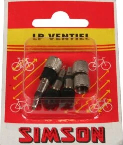 Simson Losse Fietsventiel Dunlop - Blitz - Hollands Met Stofkapje - 2 Stuks -Fietsenwinkel 1019x1200