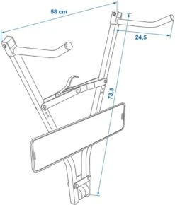 PROPLUS Pro Plus Fietsdrager - Trekhaak - Klick Fast II Met Kentekenplaathouder - Maximale Belasting 30 Kilo 14 PROPLUS Pro Plus Fietsdrager - Trekhaak - Klick Fast II Met Kentekenplaathouder - Maximale Belasting 30 Kilo -Fietsenwinkel 1021x1200