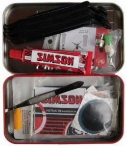 Simson Bandenreparatieset - Bandenplakset Compleet - Type Select T.b.v. Fiets - 23 Delig -Fietsenwinkel 1036x1200
