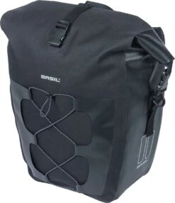 Basil Navigator Enkele Fietstas - L - 25-31 Liter - Waterdicht - Zwart -Fietsenwinkel 1037x1200