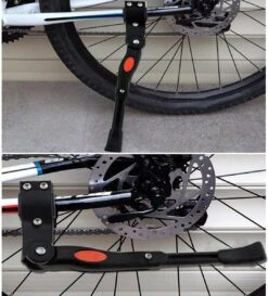 Merkloos Fietsstandaard Enkel 26 Cm Zijstandaard Aluminium Roestvrij Fiets Mountainbikes Makkelijk Te Installeren - Mountainbike Standaard Universeel - MTB Kickstand -Fietsenwinkel 1084x1200 4