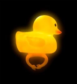 Merkloos Piepende Eend Met Led Licht Voor Op De Fiets -Fietsenwinkel 1101x1200 3