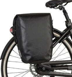 AGU Clean Enkele Fietstas Shelter Medium - Zwart - 17 L - Waterdicht - KLICKfix Module Rail -Fietsenwinkel 1118x1200