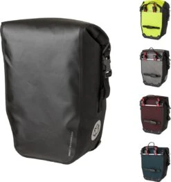 AGU Clean Enkele Fietstas Shelter Medium - Zwart - 17 L - Waterdicht - KLICKfix Module Rail -Fietsenwinkel 1126x1200