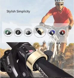 Fietsbel Voor 22mm Stuur - Mini Onzichtbare Bel - Voor MTB En Racefiets - Zwart -Fietsenwinkel 1130x1200