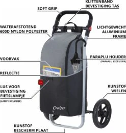 Shoppingcruiser 2 In 1 Boodschappentrolley Voor Achter De Fiets - Fietskar - Robuuste Boodschappenwagen - Allround Bagagekar -Fietsenwinkel 1136x1200 2