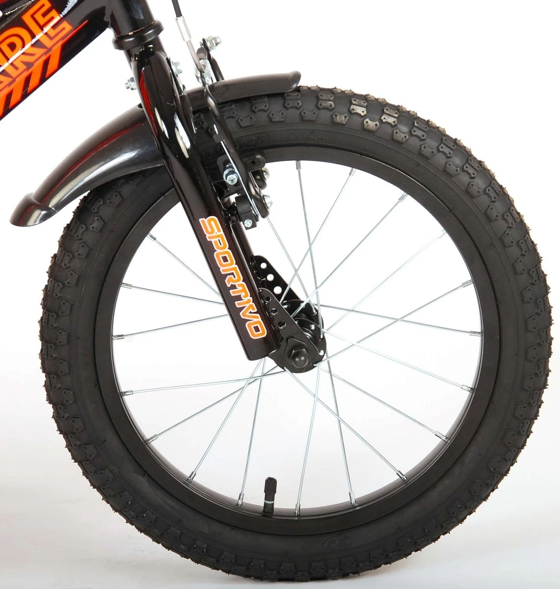 Volare Sportivo Kinderfiets - Jongens - 16 Inch - Neon Oranje Zwart - 95% Afgemonteerd 9 Volare Sportivo Kinderfiets - Jongens - 16 Inch - Neon Oranje Zwart - 95% Afgemonteerd - Image 7