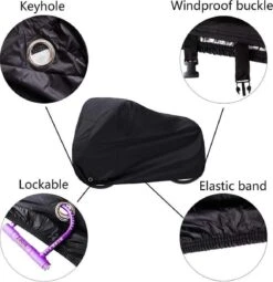 FEDEC Fietshoes Voor Alle Fietsen - Waterbestendig - Opbergzak - 200 X 90 X 100 CM - Zwart 9 FEDEC Fietshoes Voor Alle Fietsen - Waterbestendig - Opbergzak - 200 X 90 X 100 CM - Zwart -Fietsenwinkel 1162x1200 1