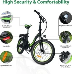 Merkloos Windgoo E20 Urban- Elektrische Fiets - E-bike - 20Inch - 12.5Ah - APP - Fat Tire - 7 Speed Shimano -Fietsenwinkel 1165x1200 3