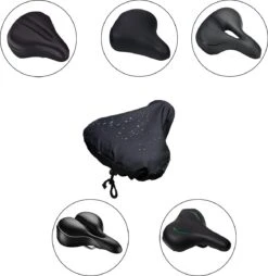 Zadelhoes - 2 Stuks - Zwart - Universeel - Bescherming Van Je Zadel Tegen Weer En Wind -Fietsenwinkel 1167x1200 1