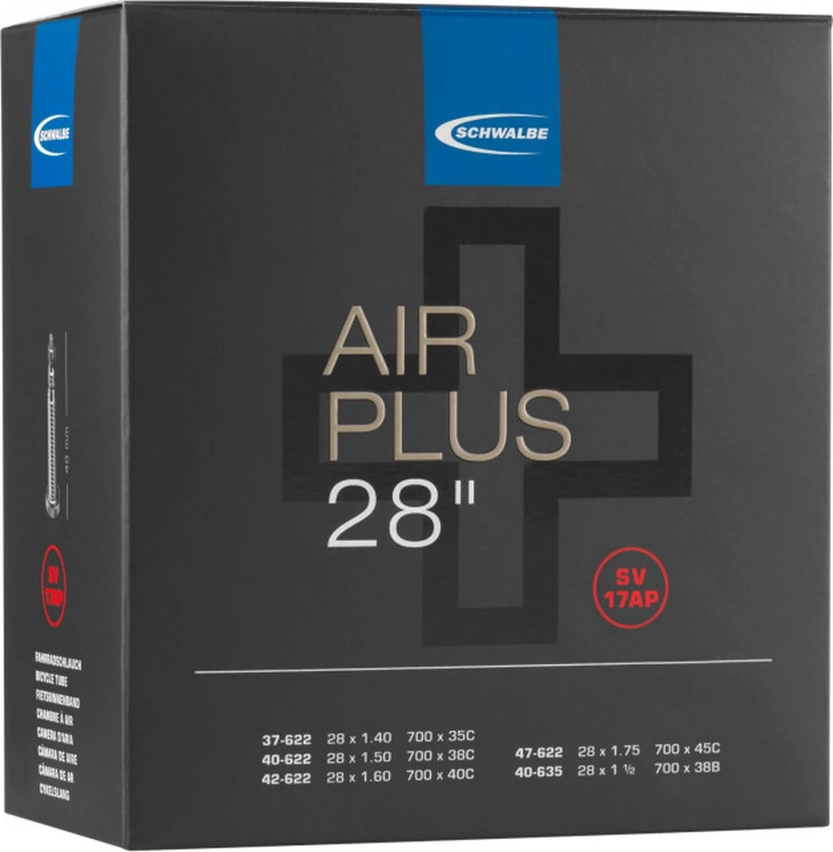Schwalbe Binnenband 17ap 28 X 1.40/1.75 (40/47-622/635) Fv 40 Mm 6 Schwalbe Binnenband 17ap 28 X 1.40/1.75 (40/47-622/635) Fv 40 Mm - Image 4