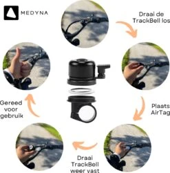 MEDYNA TrackBell - Fietsbel - AirTag Fiets - GPS Tracker Fiets - Fietsalarm - Fiets GPS - Bike Tracker - Ebike 15 MEDYNA TrackBell - Fietsbel - AirTag Fiets - GPS Tracker Fiets - Fietsalarm - Fiets GPS - Bike Tracker - Ebike -Fietsenwinkel 1185x1200 4