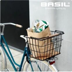 Basil Nordland Fietsmand - Voor Of Achter - Zwart/Bruin - 23 Liter -Fietsenwinkel 1193x1200 2