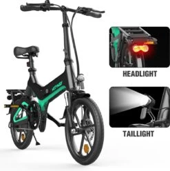 HITWAY Elektrische Fiets - Opvouwbare E-bike - 16 Inch-250W-2023 Model -Fietsenwinkel 1197x1200 11