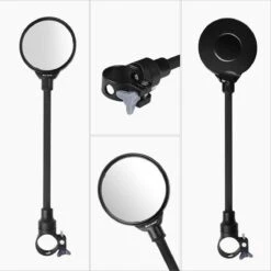 Merkloos 1 Stuk Fiets Achteruitkijkspiegel Groothoek Bolle Spiegel Mountainbike Veiligheid Spiegel Handvat Zachte Pijp 8cm -Fietsenwinkel 1198x1200 6