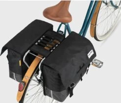 Urban Proof Fietstas Dubbel 40L Recycled Zwart Gri-Zwart/Grijs -Fietsenwinkel 1200x1019