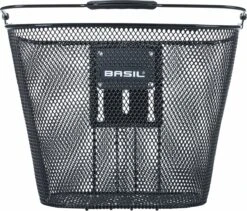 Basil Bremen BE - Fietsmand - Inclusief Systeem - Voorop - Zwart -Fietsenwinkel 1200x1025 4