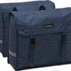 New Looxs Fiori Double Nomi Dubbele Fietstas - 30 Liter - Blauw