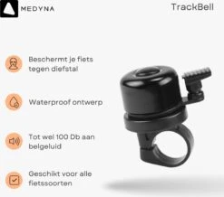 MEDYNA TrackBell - Fietsbel - AirTag Fiets - GPS Tracker Fiets - Fietsalarm - Fiets GPS - Bike Tracker - Ebike 11 MEDYNA TrackBell - Fietsbel - AirTag Fiets - GPS Tracker Fiets - Fietsalarm - Fiets GPS - Bike Tracker - Ebike -Fietsenwinkel 1200x1058
