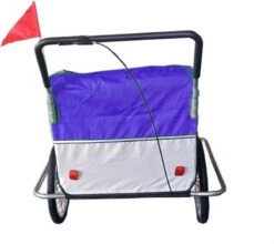 Fietskar Kind - Fietsaanhanger - Met Schokbreker - Blauw 12 Fietskar Kind - Fietsaanhanger - Met Schokbreker - Blauw -Fietsenwinkel 1200x1068