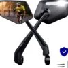 Beyond Gold - Fietsspiegel - Links - Reflectie Strip - E Step - Elektrische Fiets - Mountain Bike - Incl Grote Kijkhoek - Achteruitkijkspiegel - 360º Verstelbaar - Multifunctioneel - Incl Inbussleutel - Fiets Spiegel -Fietsenwinkel 1200x1080 3