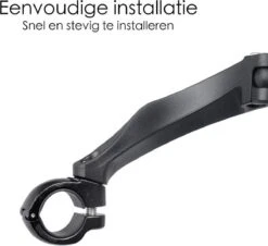 Merkloos Fietsspiegel Ebike Universeel - Zwart - Linker Spiegel - Verstelbaar - Universele Fietsspiegel - Fietsspiegel Op Stuur - Links - Fietsspiegel Achteruitkijk Spiegel - Fietsspiegels Electrische Fiets -Fietsenwinkel 1200x1098