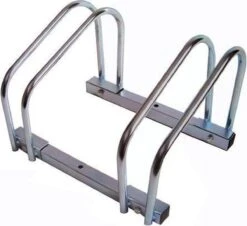 Dunlop Fietsenrek Voor 2 Fietsen - Aluminium - Voor Aan De Muur Of Op De Grond -Fietsenwinkel 1200x1099 1