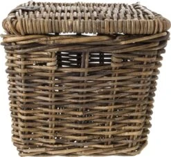 Fastrider Sera Rotan Fietsmand - Bruin - 17L - Handgemaakt - Met Klep -Fietsenwinkel 1200x1099
