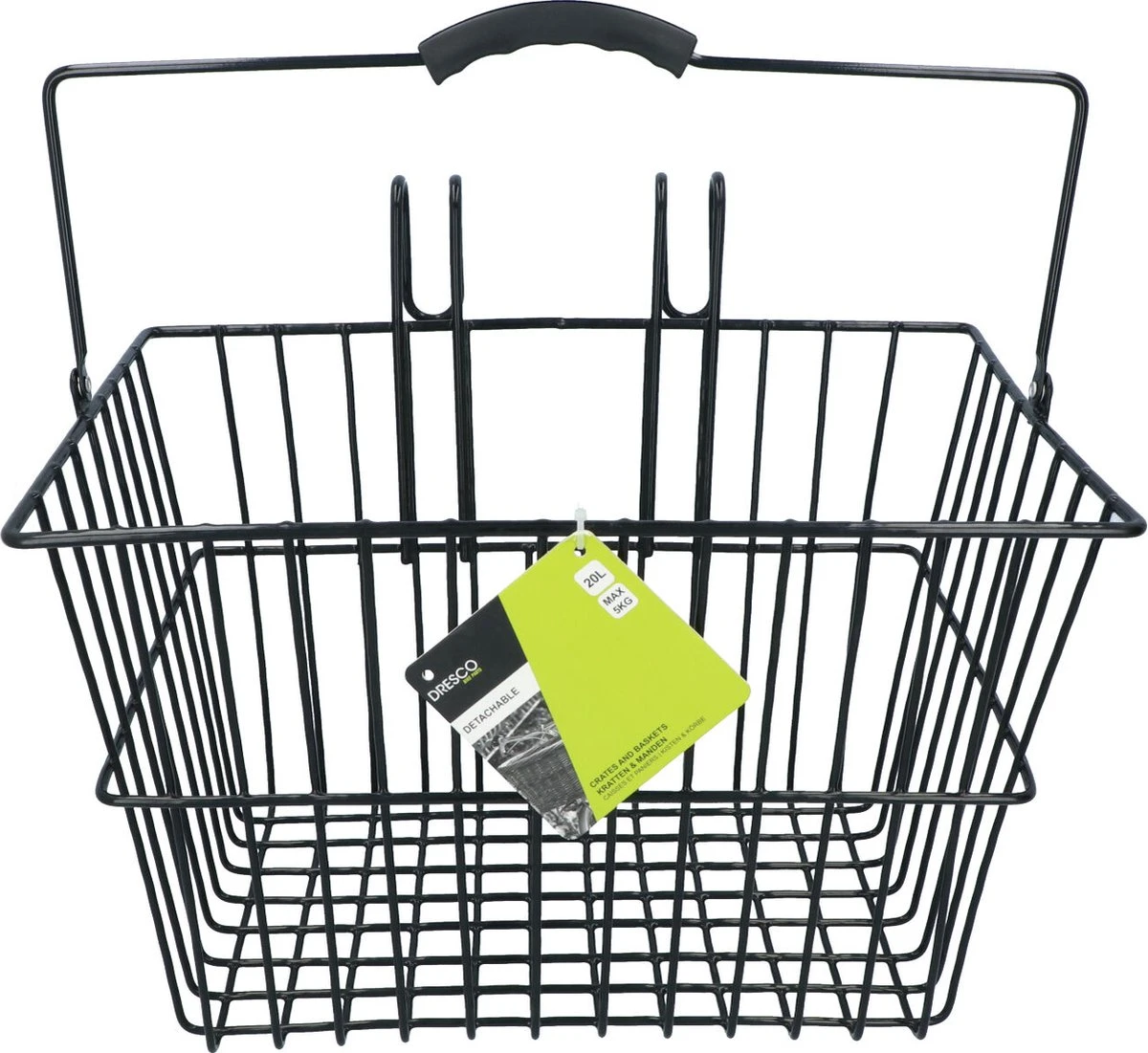 Dresco - Stalen Fietsmand - Metalen Fietsmand - Draagkracht 5 KG 7 Dresco - Stalen Fietsmand - Metalen Fietsmand - Draagkracht 5 KG - Image 5