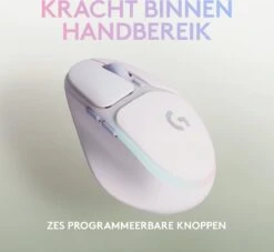 Logitech G705 Aurora - Draadloze Gaming Muis - Bluetooth - Wit -Fietsenwinkel 1200x1104 1