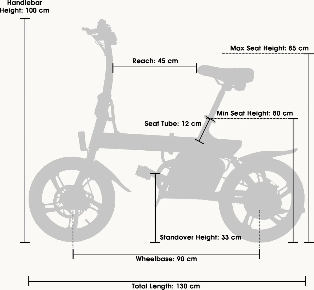 Merkloos Windgoo B20 PRO - E Bike - Elektrische Fiets - 16 Inch - 250W - 7.8Ah Batterij - Max. 25km/u - Zwart - Incl. GSM Houder 9 Merkloos Windgoo B20 PRO - E Bike - Elektrische Fiets - 16 Inch - 250W - 7.8Ah Batterij - Max. 25km/u - Zwart - Incl. GSM Houder - Image 7