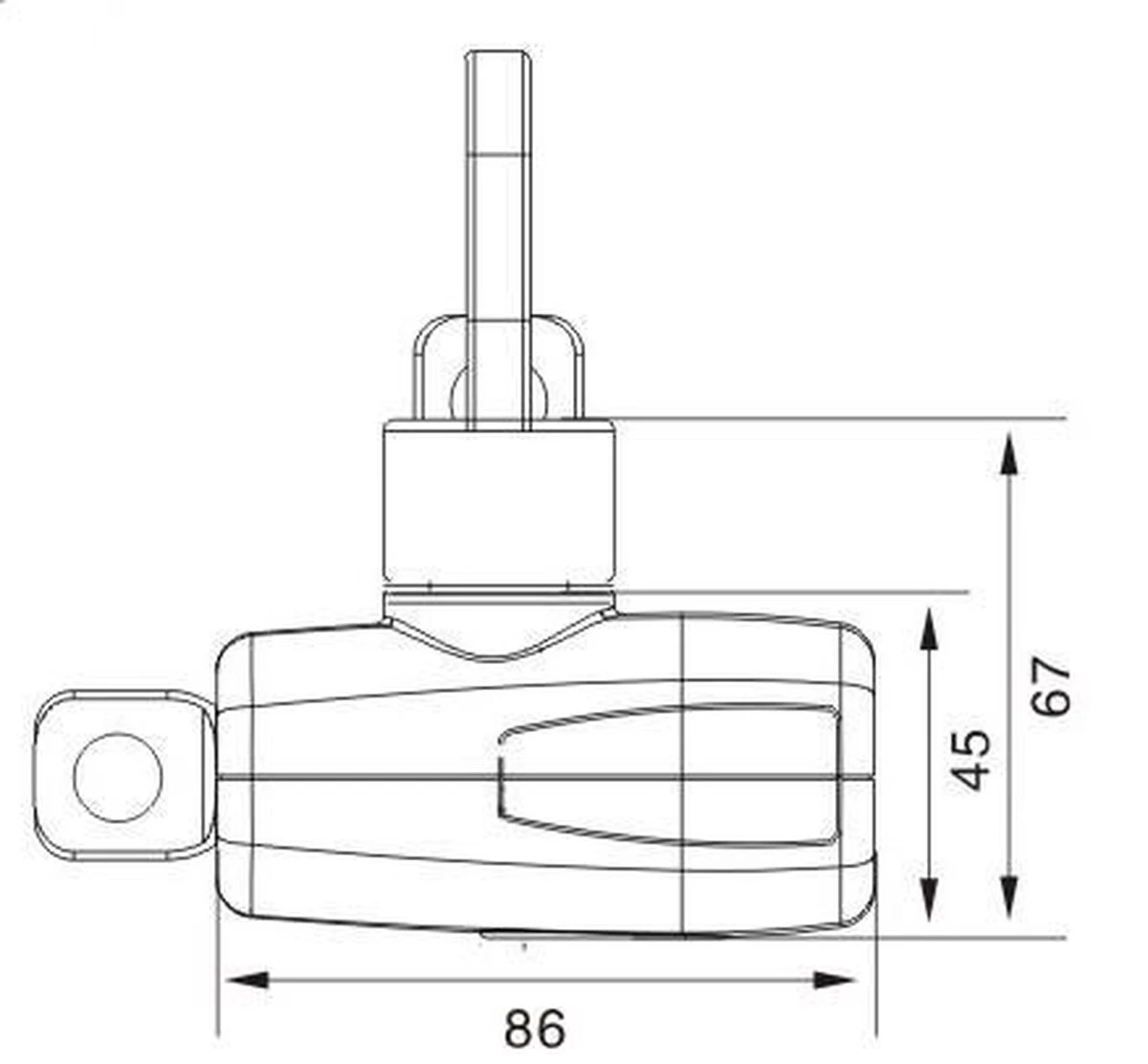VINZ Veymont Fietsslot / Kettingslot ART2 - 90cm 5 VINZ Veymont Fietsslot / Kettingslot ART2 - 90cm - Image 3
