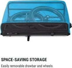 Klarfit Cargo Bull Aanhangwagen - Bagagefietskar - Fietsaanhanger - 50 Liter Laadruimte - 16" Luchtbanden - Voor Max. 40 Kg Lading -Fietsenwinkel 1200x1125 1