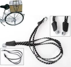 WiseGoods Snelbinders Fiets Met Haak Universeel - Bagagespin - Spinbinder - Bagagebinder - Fietsrekker - Spin - Zwart / Wit -Fietsenwinkel 1200x1129 3