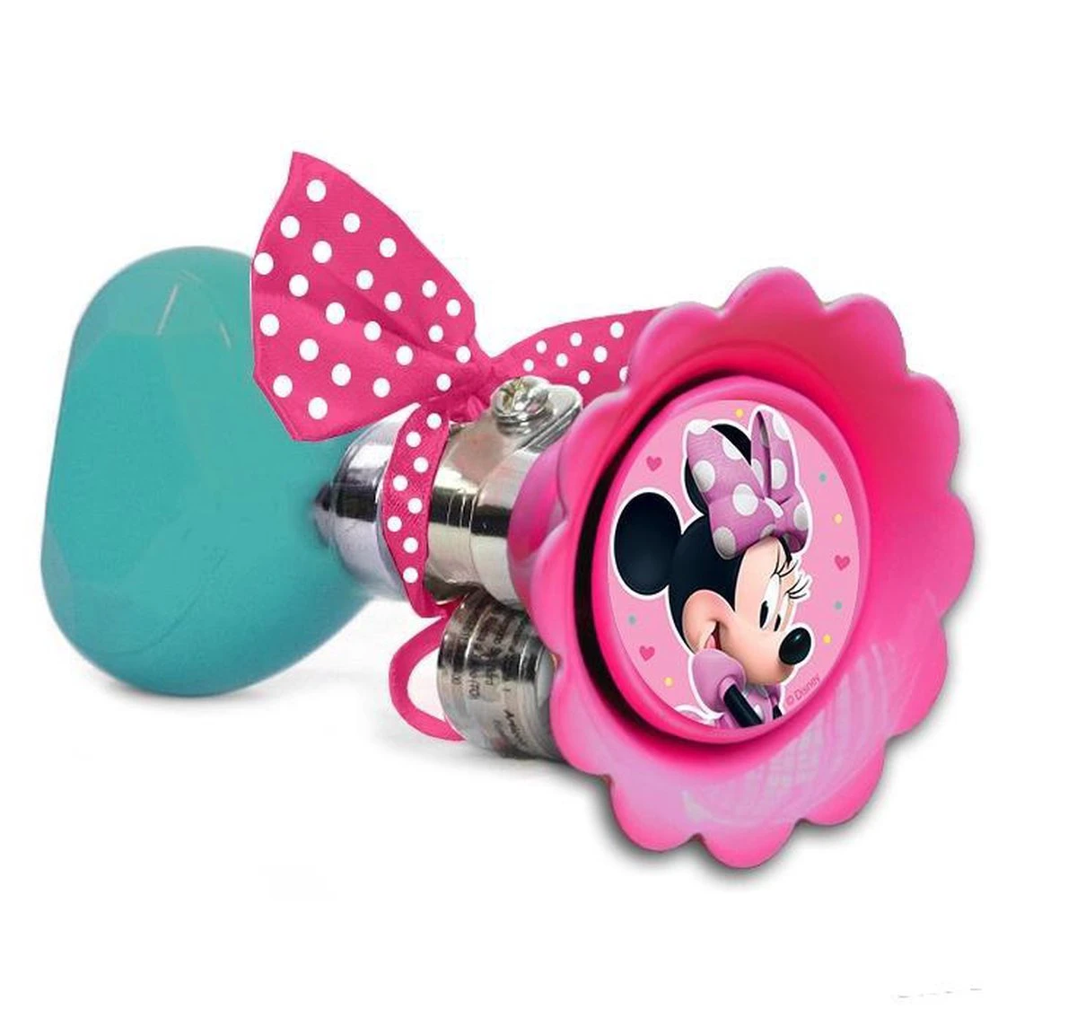 Disney Fietstoeter Minnie Mouse 6,5 X 14 Cm Roze/mintgroen 5 Disney Fietstoeter Minnie Mouse 6,5 X 14 Cm Roze/mintgroen - Image 3