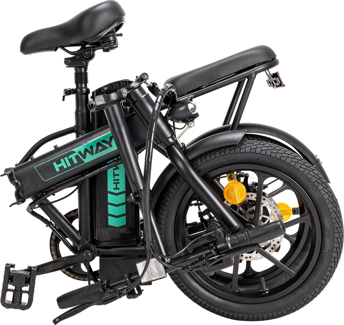 HITWAY Elektrische Fiets Voor, Stadsfietsen Opvouwbaar, E-BIKE, 7.5Ah Batterij, 250W Motor, Actieradius Tot 45 Km - BK5 4 HITWAY Elektrische Fiets Voor, Stadsfietsen Opvouwbaar, E-BIKE, 7.5Ah Batterij, 250W Motor, Actieradius Tot 45 Km - BK5 - Image 2