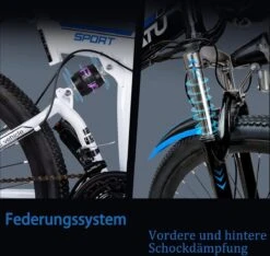 Myatu E-Bike 26-inch E-bike Voor Vrouwen En Mannen, Mountainbike Elektrische Fiets Met 36V 10.4AH Accu En Shimano 21 Versnellingen, 21 Versnellingen, Derailleur, 250 W -Fietsenwinkel 1200x1136 3