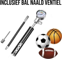 LHP Fietspomp Mini - Analoog Drukmeter - Inclusief Naaldventiel En Fietsbandreparatieset -Fietsenwinkel 1200x1138