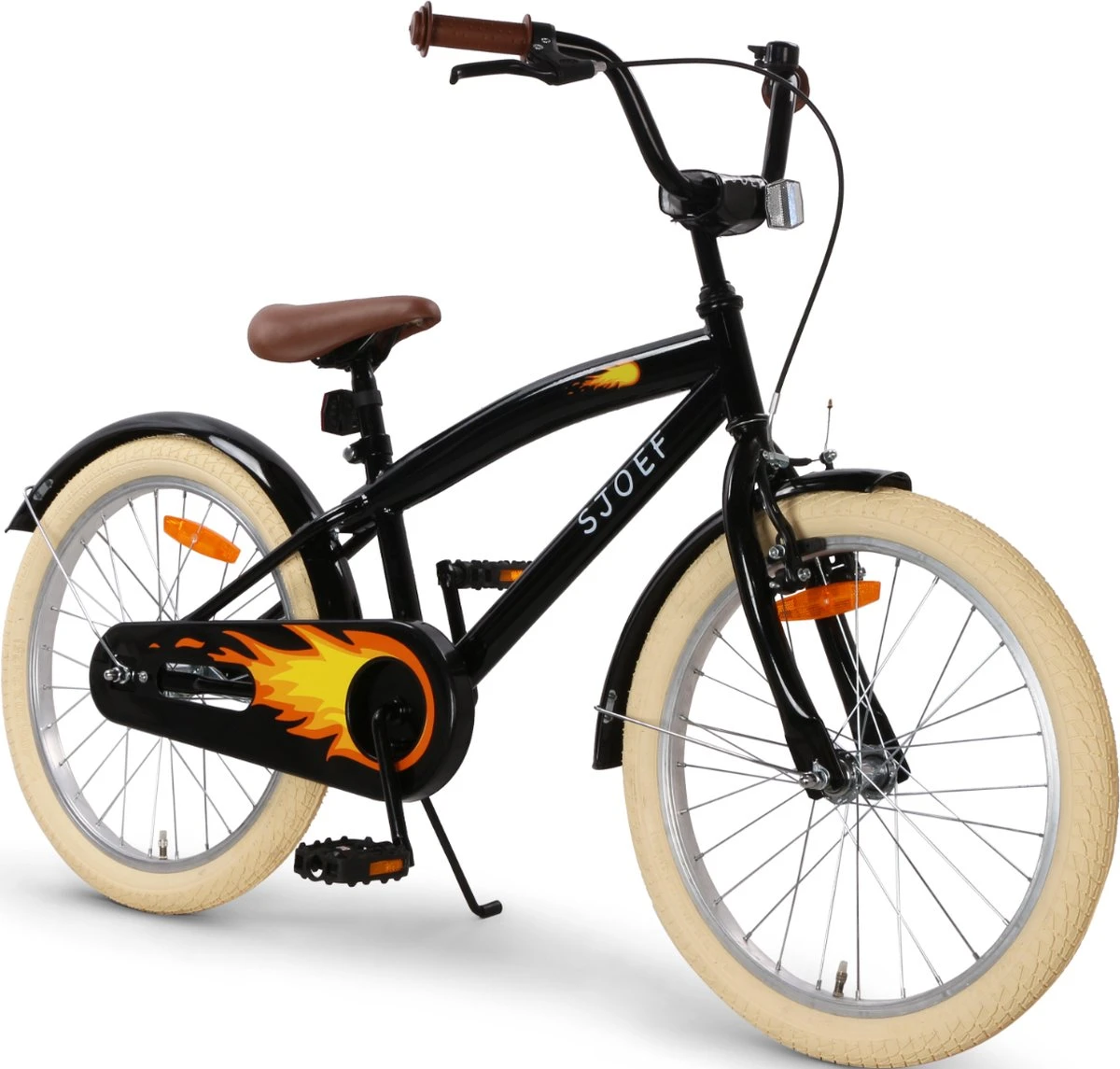 SJOEF Cruise Jongensfiets 20 Inch - Zwart 4 SJOEF Cruise Jongensfiets 20 Inch - Zwart - Image 2