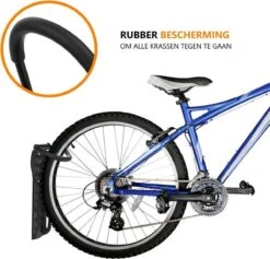 Merkloos Fiets Ophangsysteem | Fietshaak | Muurbeugel Fiets | Fiets Ophangbeugel | Fietsbeugel | Fietsenrek | Fiets Ophangen | Tot 25 KG -Fietsenwinkel 1200x1150 5