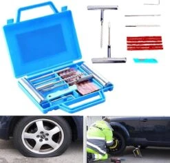 LOUZIR 11-Delige Professionele Banden Reparatie Kit- Autobanden/ Bike Emergency Repair Kit - Met Handige Opbergdoos -Fietsenwinkel 1200x1150 8