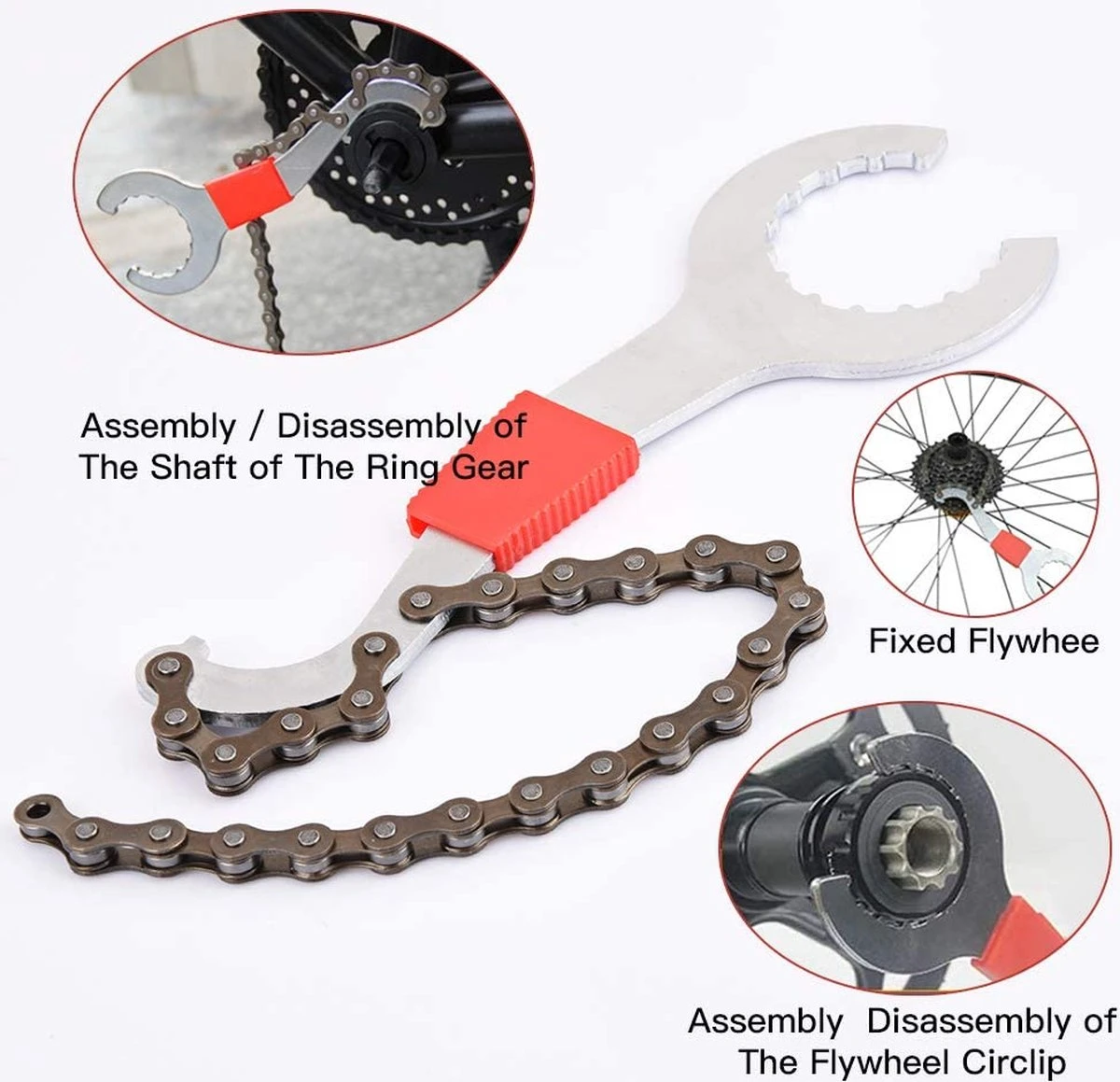 Merkloos Professionele Cassette Afnemer En Kettingzweep - Complete Set 6 Merkloos Professionele Cassette Afnemer En Kettingzweep - Complete Set - Image 4