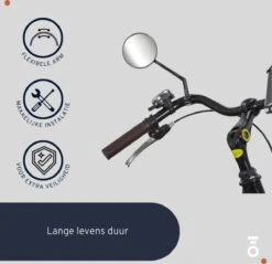 Fietsspiegel - Fietsspiegel EBike - Achteruitkijkspiegel - Flexibel - Flexibele Arm - Universele Verstelbare Fietsspiegel-Fiets Spiegel - Fietsspiegel Op Stuur - Electrische Fiets - -Fietsenwinkel 1200x1161 5