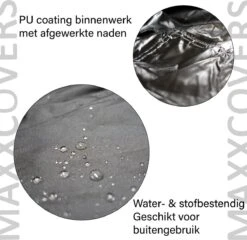 Maxxcovers Cargo Bakfietshoes - Voor 2-wielers Met Regentent Huif - Waterdicht - Zwart -Fietsenwinkel 1200x1165 1