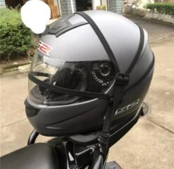 Spinbinder Voor Motor, Fiets & Scooter - Zwart - Verstelbaar Elastiek Voor Helm - Spin - Fietsbinder Met Haken - Snelbinder 60cm -Fietsenwinkel 1200x1166 4