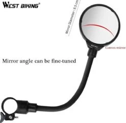 Merkloos 1 Stuk Fiets Achteruitkijkspiegel Groothoek Bolle Spiegel Mountainbike Veiligheid Spiegel Handvat Zachte Pijp 8cm -Fietsenwinkel 1200x1168 3