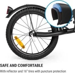 Klarfit Follower Fietsaanhanger Set - Fietskar 16" Luchtband - Aanhangwagen 35 Kg Belastbaarheid - Transporttas 120 Liter -Fietsenwinkel 1200x1173 3